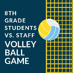 8th Grade vs. Staff Volleyball Game